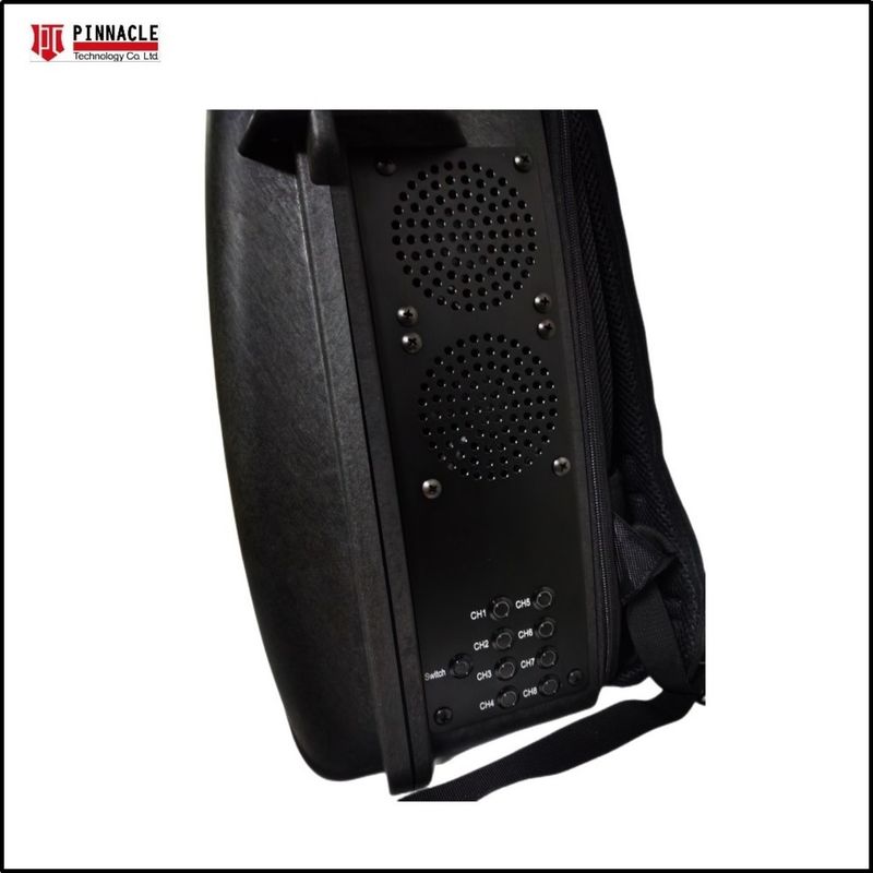 Banda completa VHF UHF Controle remoto Mochila do homem Mochila de sinal de bloqueador 2G 3G 4G 5G