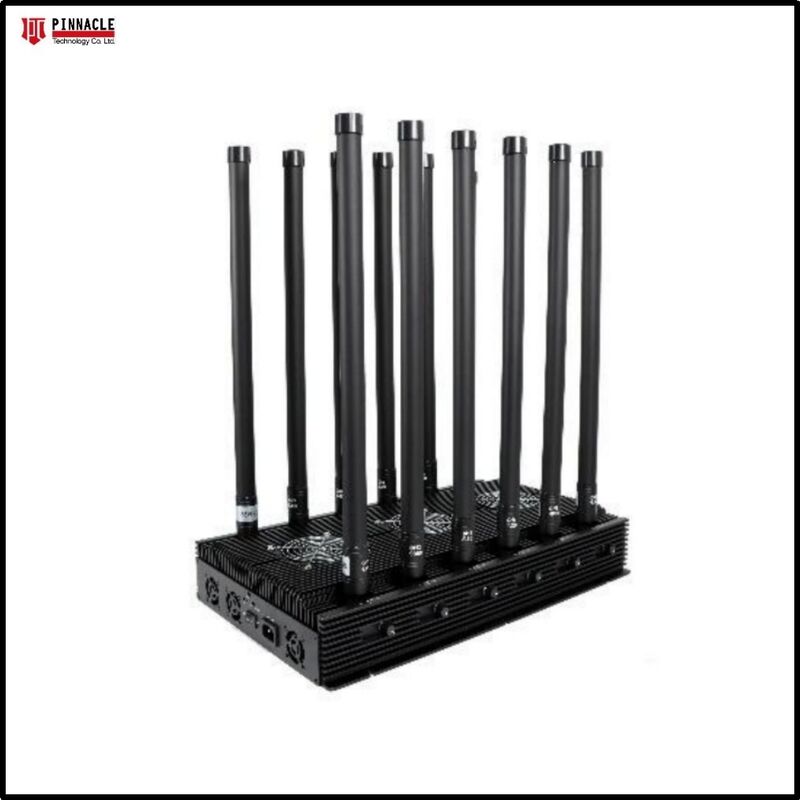 12 antenas de alta potência 300W de saída móvel 2G/3G/4G/5G WIFI Desktop Signal Jammer