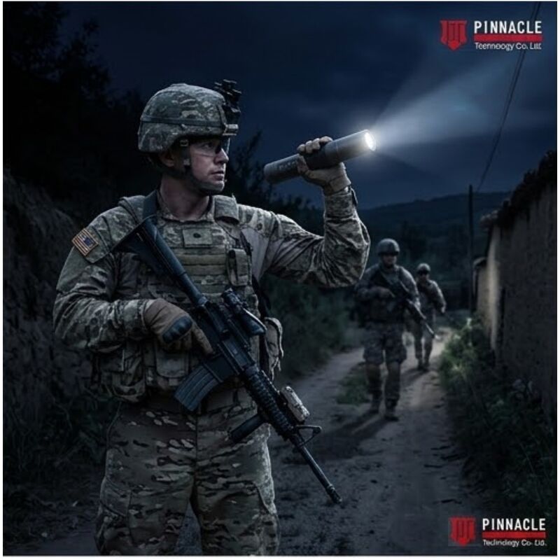 500m de alcance IP65 impermeável 1kg Lâmpada de lanterna leve Anti-drone Jammer Portable Tactical UAS Defesa