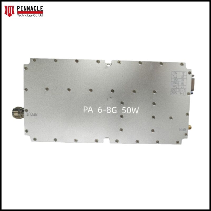 Módulo Amplificador de Jammer RF WiFi 6E de Alta Potência com Saída de 50W ou 100W para Supressão de Sinal de 5925-7125 MHz