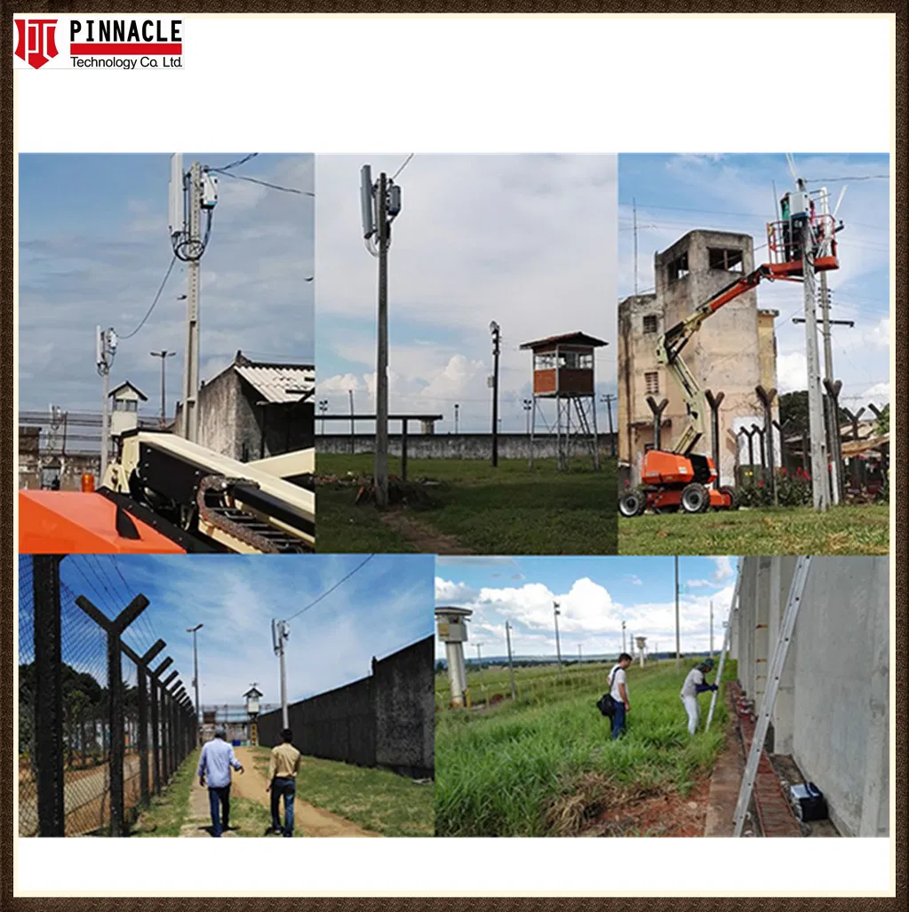 DDS de alta potência VHF UHF Walkie Talkie Jammer de controlo remoto 100MHz-500MHz 4