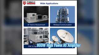 Amplificador de potência RF 800W 1200 1400MHz para uso industrial