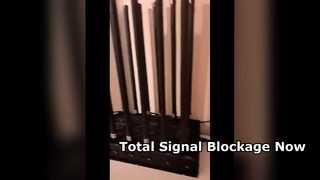 Jammer de sinal de mesa de alta potência com 12 antenas de 270 W: Sistema de defesa de banda completa 5G/4G/WiFi/GPS